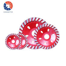 115mm continuous turbo diamond grinding cup wheel for wet disc/dry disc for concrete